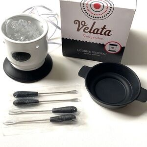 Velata Fun Fondue Warmer scentsy Licorice Pedestal